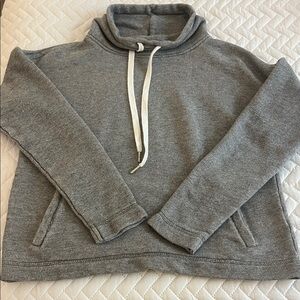 Banana Republic Heather Gray Knit Sweatshirt Sz XS